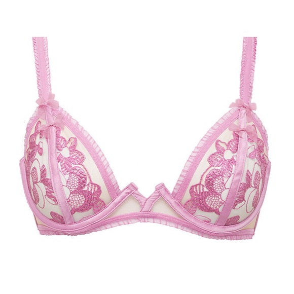 For Love and Lemons 🍋 2pc Grace Underwire Bra & Thong Panty - Picture 7 of 8